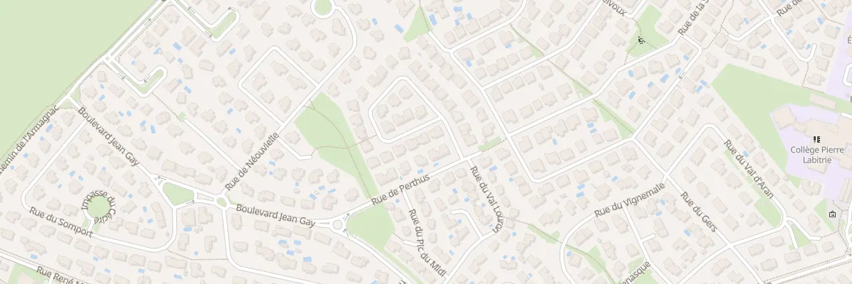 Plan du 44 Rue du Pic de la Gela à Tournefeuille