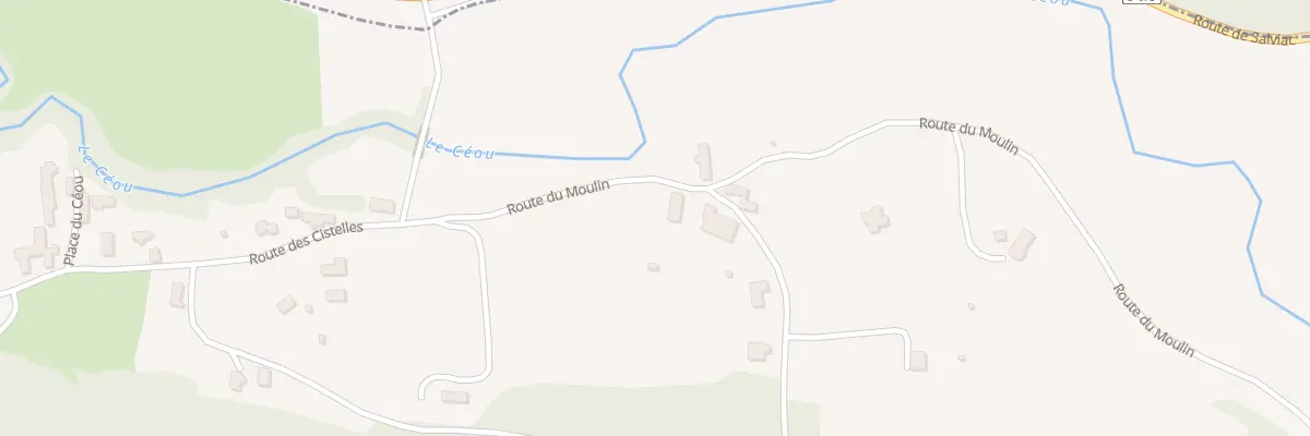 Plan du 1309 Rte du Moulin à Léobard