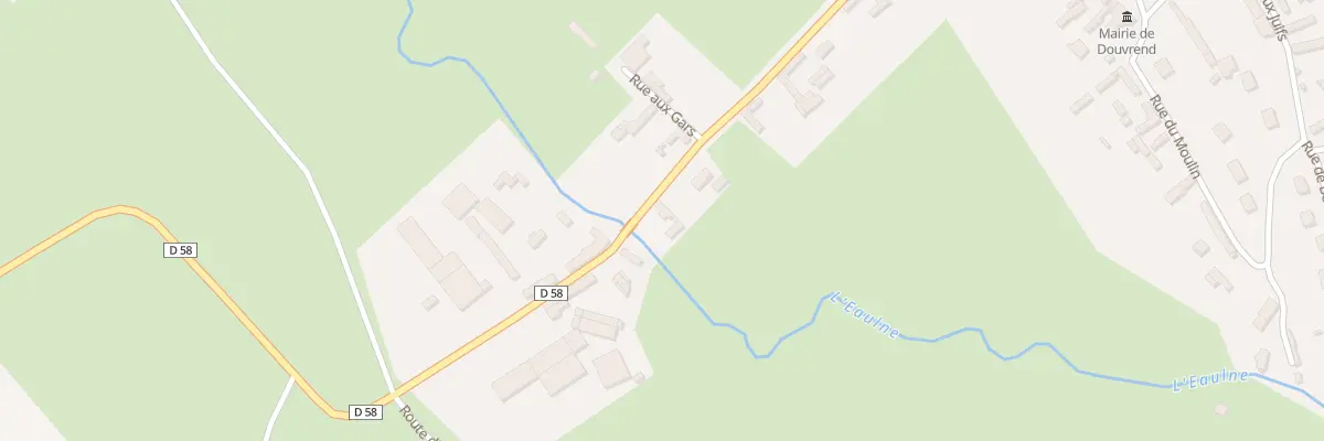 Plan du 537 Rte de la Chaussee à Douvrend