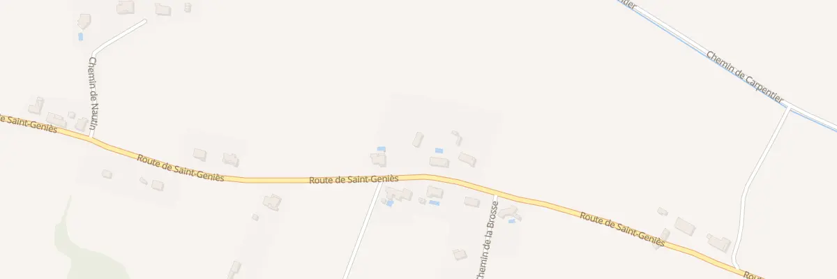 Plan du 100 Rte de Saint-geniès à Mauzac