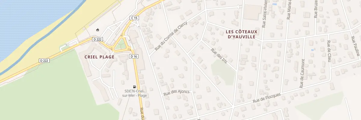 Plan du 10 Rue des Cotes de la Mer à Criel-sur-Mer