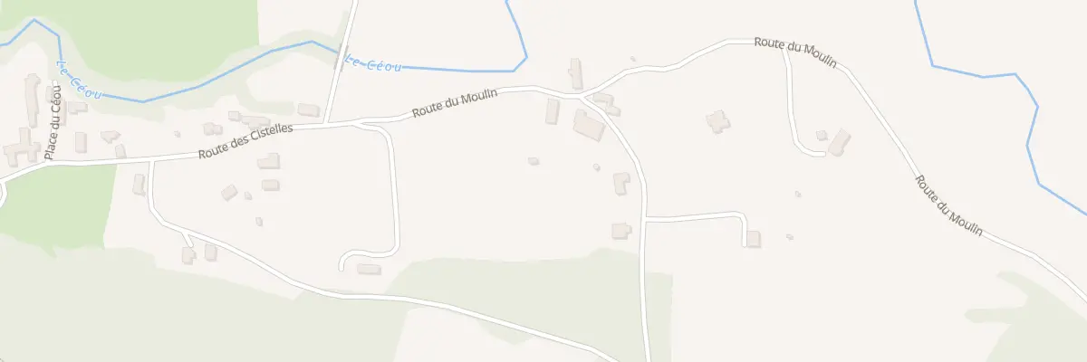 Plan du 1306 Rte du Moulin à Léobard