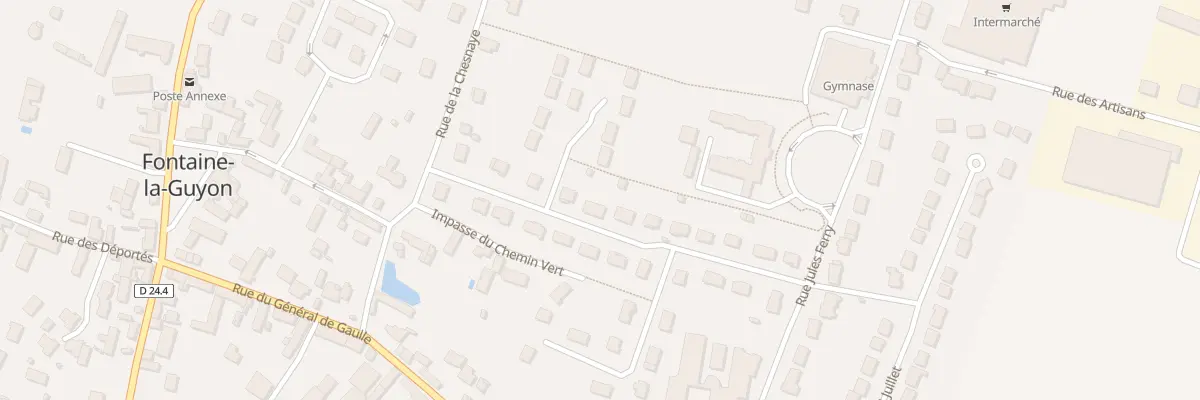 Plan du 7 Rue de la Rivière du Roy à Fontaine-la-Guyon