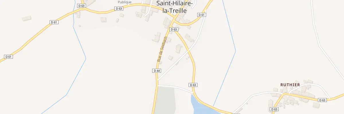 Plan du 6 Rue du Tramway à Saint-Hilaire-la-Treille