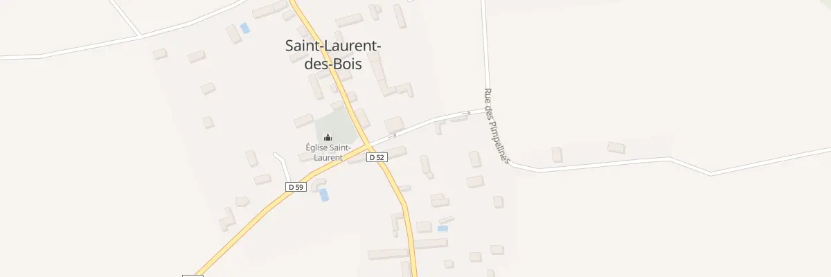 Plan du 2 Rue des Pimpelines à Saint-Laurent-des-Bois
