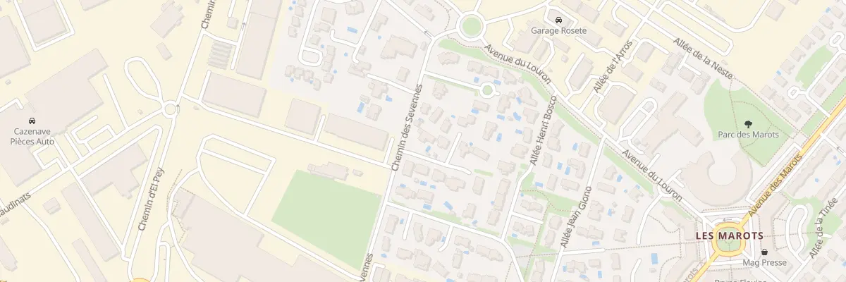 Plan du 24 Che des Sévennes à Colomiers