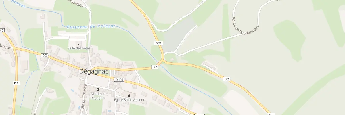 Plan du 5072F La Chaudiere à Dégagnac