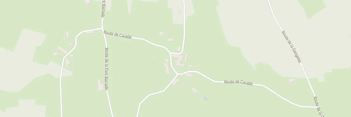 Plan du 215 Rte de Cavalié à Thédirac