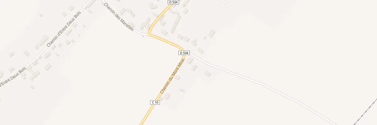 Plan du 1 Che du Mont Mirel à Hardencourt-Cocherel