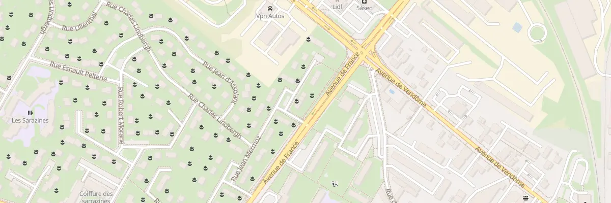 Plan du 35 Rue Jean Mermoz à Blois
