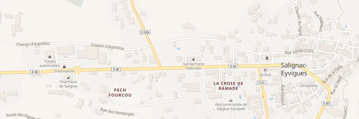 Plan du 21 Av de Sarlat à Salignac-Eyvigues
