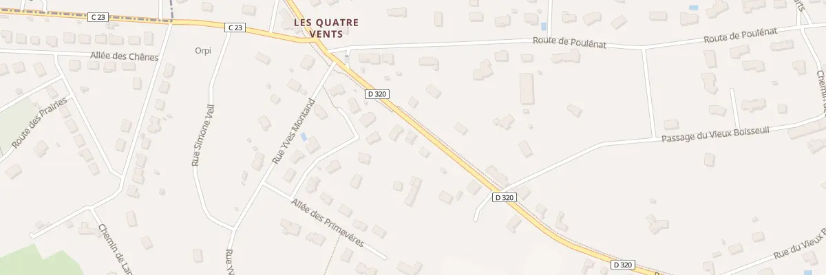Plan du 31 Rte de Limoges à Boisseuil