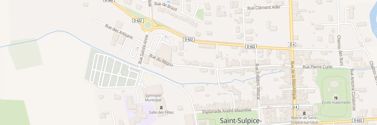 Plan du 7 Rue du Régou à Saint-Sulpice-sur-Lèze