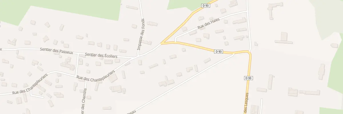 Plan du 42 Rue des Lesques à Auzouville-sur-Ry