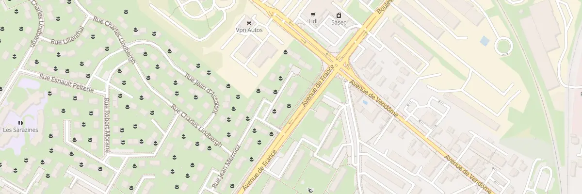 Plan du 39 Rue Jean Mermoz à Blois