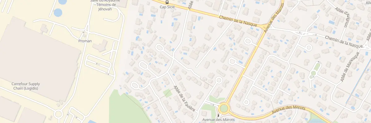 Plan du 46 All du Mercantour à Colomiers