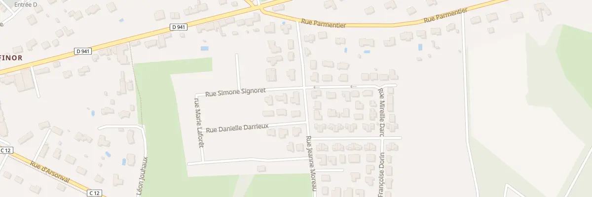 Plan du 1 Rue Simone Signoret à Panazol