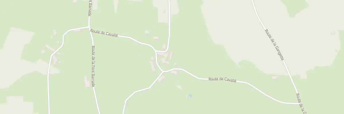 Plan du 291 Rte de Cavalié à Thédirac