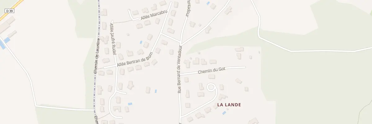Plan du 1 Che du Got à Rilhac-Rancon