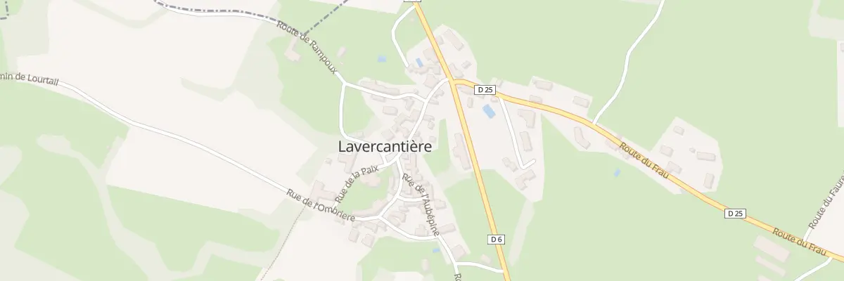 Plan du 5022 Lavercantiere à Lavercantière