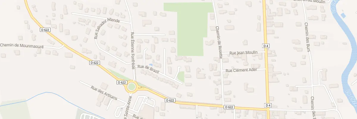 Plan du 5001F Rouzette à Saint-Sulpice-sur-Lèze