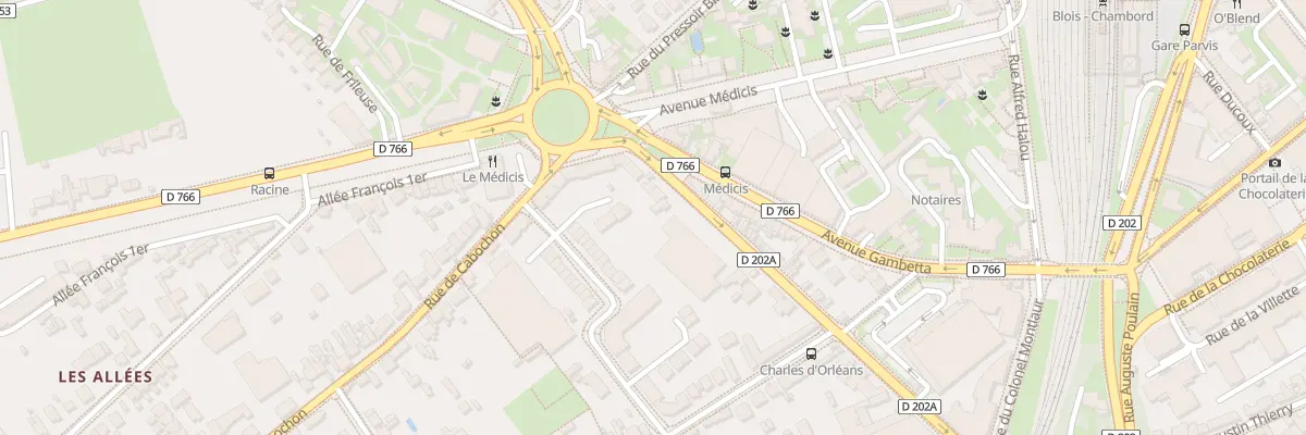 Plan du 32 Av de la Butte à Blois