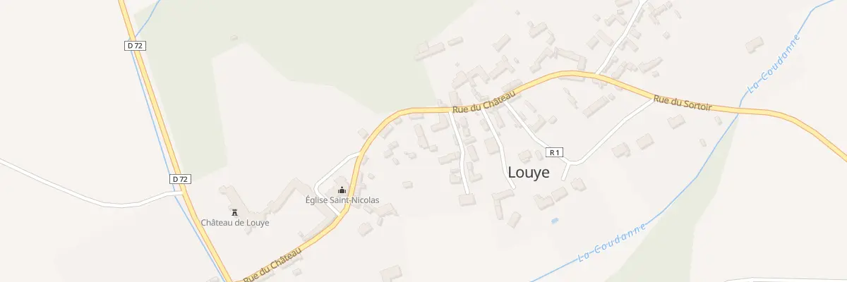 Plan du 20 Rue du Château à Louye