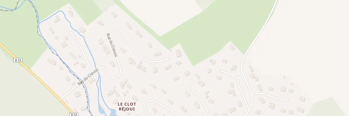 Plan du 522 Rue du Crevon à Catenay