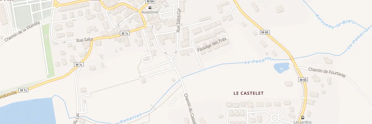 Plan du 223 Rue Saint-Cyr à Aussonne