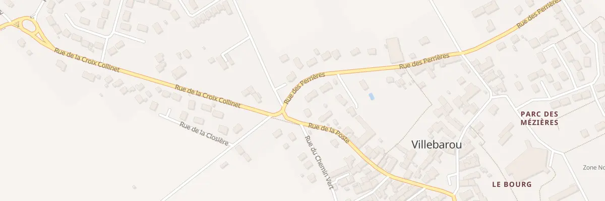 Plan du 40 Rue de la Poste à Villebarou