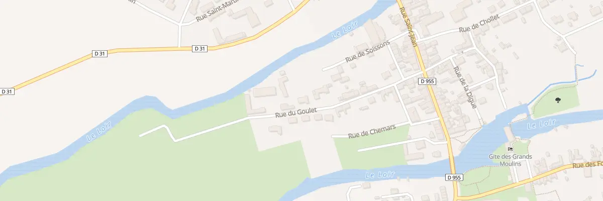 Plan du 25 Rue du Goulet à Châteaudun