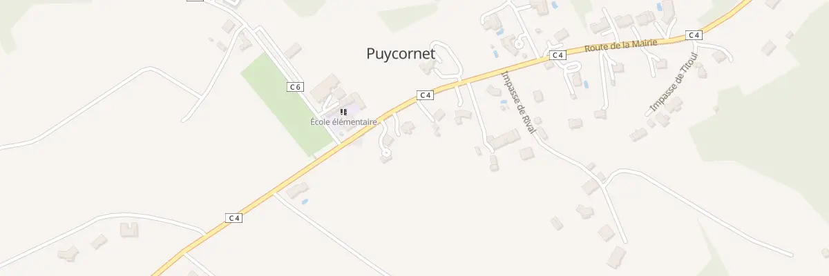 Plan du 1480 Rte de la Mairie à Puycornet