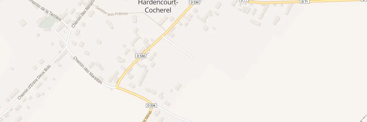 Plan du 4 Imp Duguesclin à Hardencourt-Cocherel