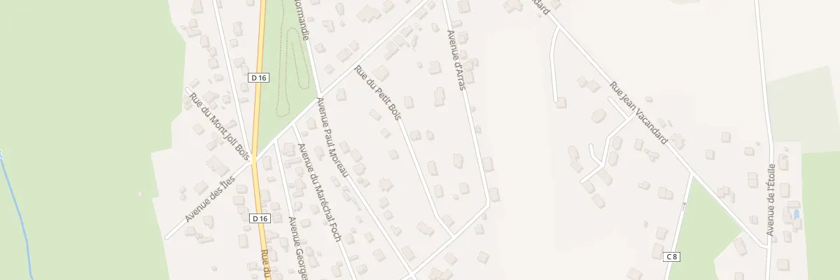 Plan du 9003 Rue du Petit Bois à Criel-sur-Mer