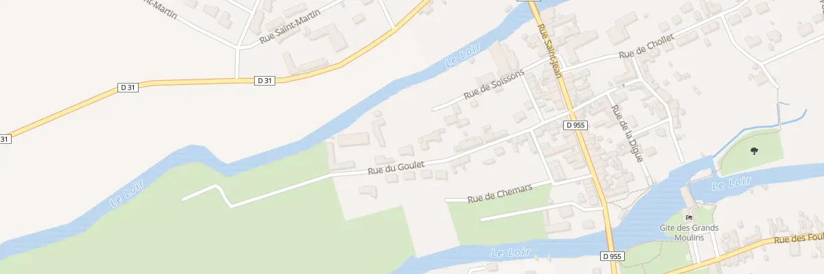 Plan du 21 Rue du Goulet à Châteaudun