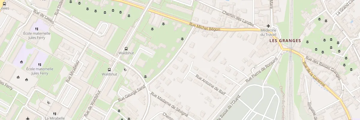 Plan du 10 Rue du Bellay à Blois