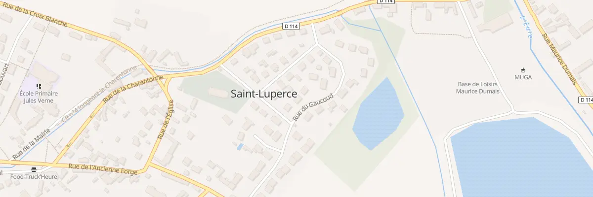 Plan du 12 Rue du Gaucoud à Saint-Luperce