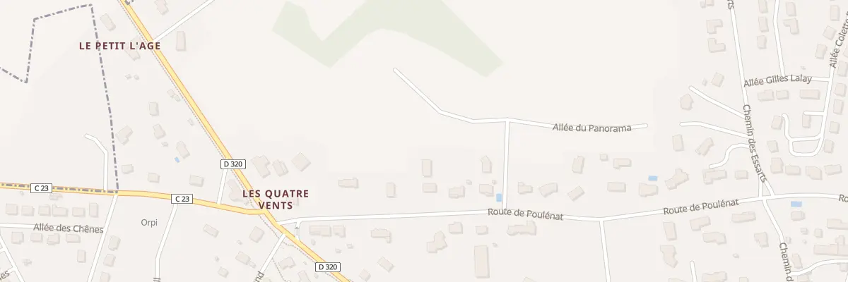 Plan du 31 All du Panorama à Boisseuil