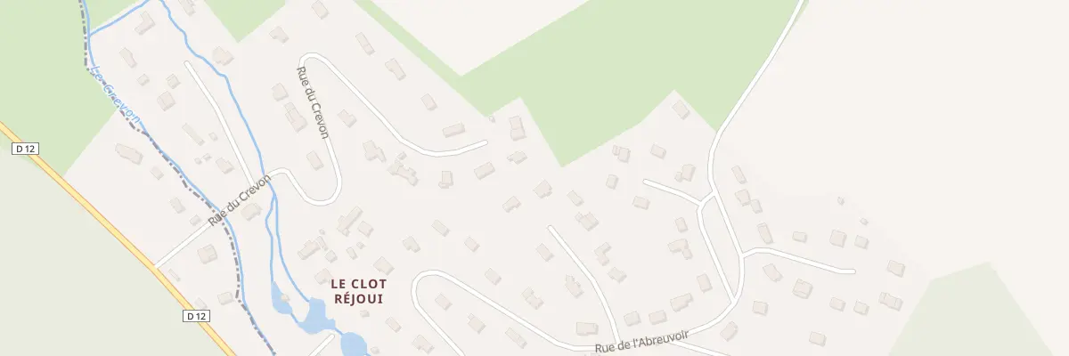 Plan du 132 Imp des Chênes à Catenay