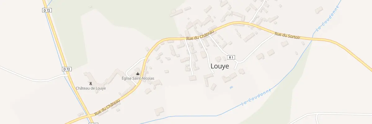 Plan du 2 Imp des Tilleuls à Louye