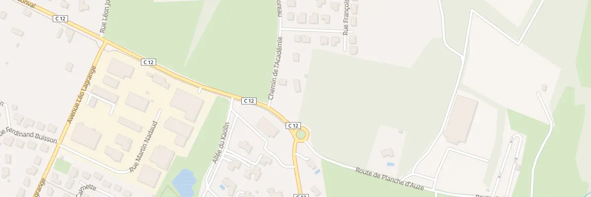 Plan du 4C Che de l’Academie à Panazol