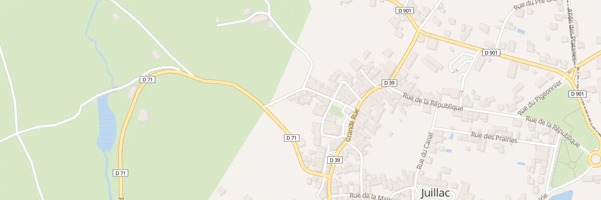 Plan du 19 Rue du Font des Roches à Juillac