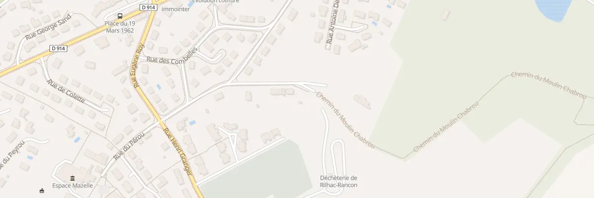 Plan du 10 Che de Bellevue à Rilhac-Rancon