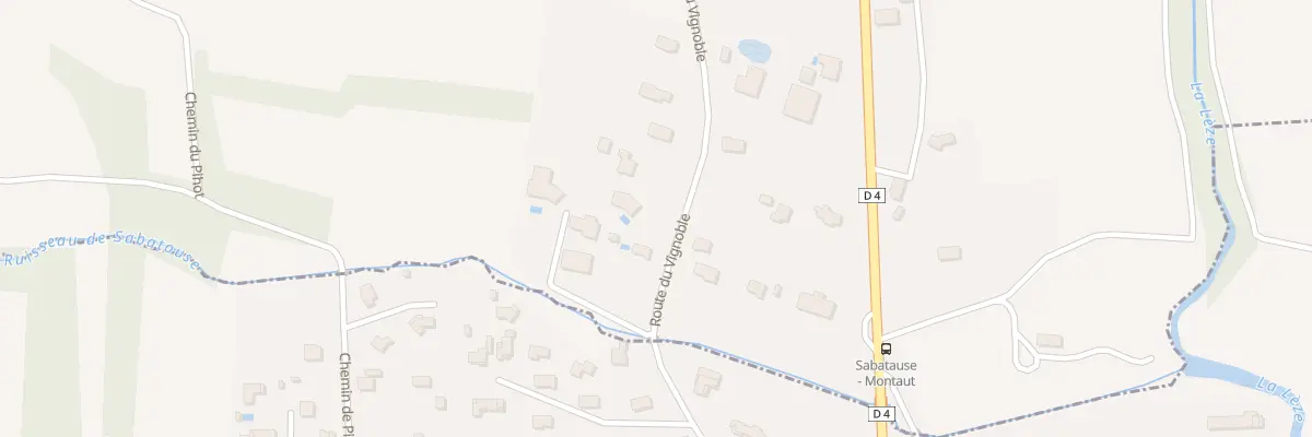 Plan du 1B Che du Vignoble à Montaut