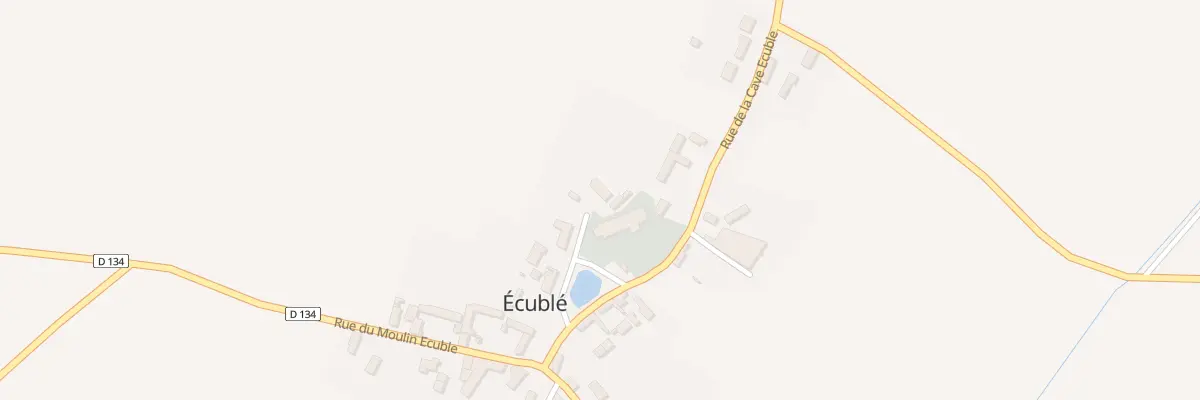 Plan du 1 Imp Brissot Ecublé à Tremblay-les-Villages