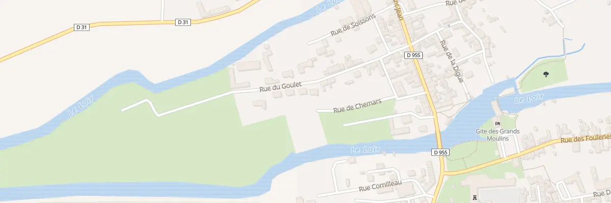 Plan du 24 Rue du Goulet à Châteaudun