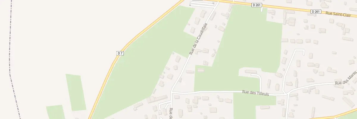 Plan du 223 Rue de la Coudrifale à Catenay