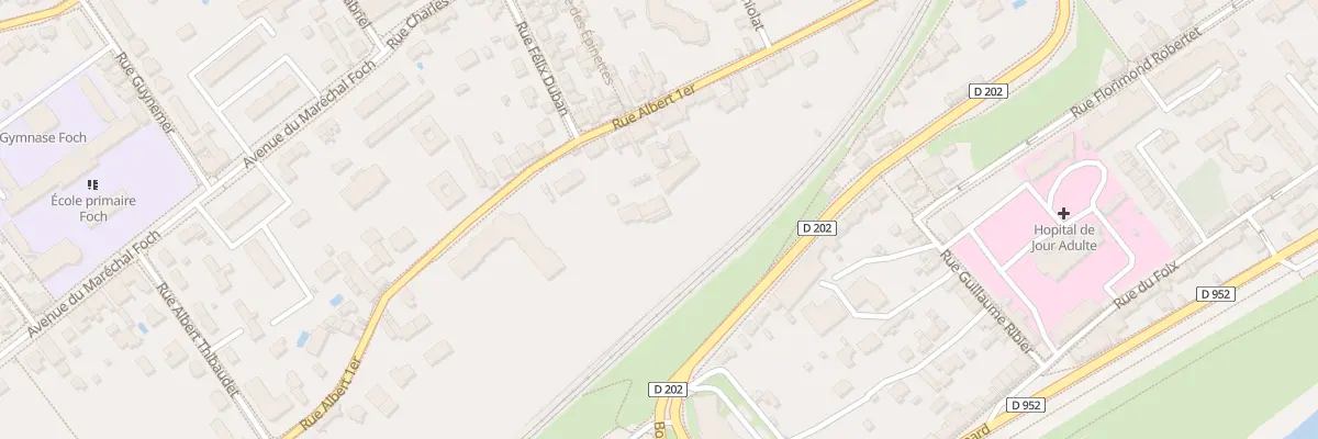 Plan du 28 Rue Albert 1er à Blois