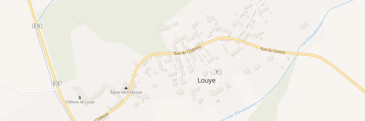 Plan du 22 Rue du Château à Louye