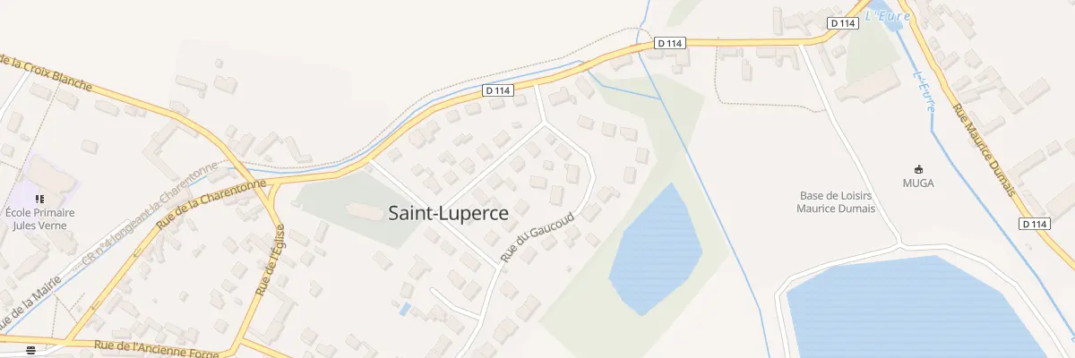 Plan du 8 Rue du Gaucoud à Saint-Luperce
